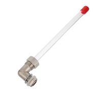 GLEAVI Jauge de Niveau d'Eau en Acrylique 20 CM Coude 3/8 Indicateur de Niveau de Liquide pour Chaudière Réservoir d'Eau et Piscine Incendie Haute Précision et Résistance Haute