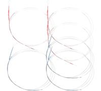 GLEAVI Jeu Complet de 3 Cordes pour Erhu Chinois Cordes Intérieures et Extérieures Solide Accessoires pour Instruments de Musique Kit de Remplacement Pratique pour Erhu Traditionnel