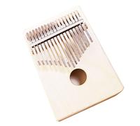 GLEAVI Kalimba Vierge à Peindre 17 Notes en Bois Naturel Piano à Pouces pour Garçon et Filles Kit DIY Amusant pour Maternelle Instrument de Musique Éducatif et Créatif pour Activités