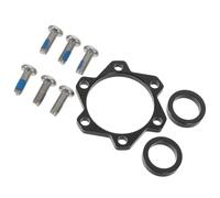 GLEAVI Kit Adaptateur de Moyeu Vélo pour Frein à Disque Entretoise de Bride 100X15 MM vers 110X15 MM Conversion Boost Adaptateur 6 Boulons Cale D’Axe Traversant Compatible Vtt et