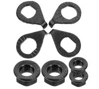 GLEAVI Kit D’Écrous à Bride pour Vélo 8 Pièces Résistant Comprenant M8 et M10 Écrous D’Essieu Solide Anti-Corrosion pour Fixation Sécurisée et Arrière Adapté Vélos Garçon et Filles et