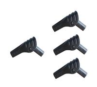 GLEAVI Kit de 4 Connecteurs de Tente Pliable en Nylon Noir 85 MM Pièces Détachées pour Supports et Arceaux de Tente de Camping Résistants aux Intempéries et Chocs Accessoires