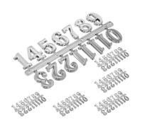 GLEAVI Kit de Chiffres Arabes pour Horloge Murale DIY en Plastique Robuste, Chiffres Clairs et Faciles à Lire, Accessoires de Réparation Pratiques pour Horloge Artisanale, pour Salon et