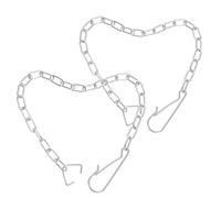 GLEAVI Kit de Remplacement 2 Pièces Chaînette de Chasse d'Eau en Acier Inoxydable 304 Chaîne du Mécanisme de Chasse d'Eau pour Toilettes Installation Rapide et Solide