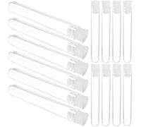 GLEAVI Kit Dexpérimentation Scientifique 100 tubes À Essai En Plastique De 7 ml Avec Couvercles Éprouvettes Graduées Pour Enfants À Utiliser À Des Fins Éducatives