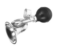 GLEAVI Klaxon de vélo rétro en métal 18 cm, Sonnette à air comprimé avec Boule en Caoutchouc, Accessoire résistant à l'usure pour vélo de Route, klaxon Pratique pour Adultes