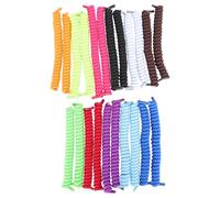 GLEAVI Lacets Élastiques Pratiques 11 Paires Multicolores Lacets Paresseux sans Nouer Bande Extensible Haute Résistance pour Chaussures de Sport Chaussures Décontractées et Baskets