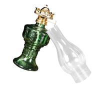 GLEAVI Lampe à Pétrole Vintage pour Éclairage Intérieur Lampe Décorative pour Maison avec Couvercle Verre