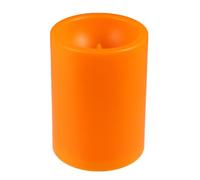 GLEAVI Lampe D’Ambiance LED Imitation Bougie en Plastique Orange Lumière Douce Naturelle Rechargeable Décoration Romantique pour et Événements Festifs
