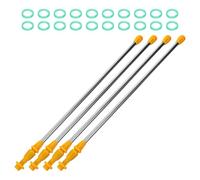 GLEAVI Lance de Pulvérisation en Acier Inoxydable Réglable pour Pulvérisateurs de Jardin, Rallonge Télescopique 4 Rampes de Pulvérisation en Acier Inoxydable pour Cultures et Espaces