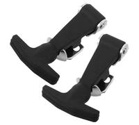 GLEAVI Loquet Élastique en Caoutchouc Haute Élasticité et Acier Inoxydable Poignée en T Flexible 1 Paire Verrou de Capot pour Glacières Boîtes à Outils et Équipements de Plein Air