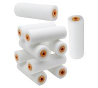 GLEAVI Lot de 10 Manchons en Éponge pour Rouleau à Peinture Mural Petits Rouleaux 10 CM Mousse Haute Recharge pour Peinture Murale Intérieure