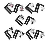 GLEAVI Lot de 10 Pinces de Taille Réglables pour Pantalons et Jeans Clips Détachables Décoratifs Serrage-Taille Pratique pour Jupe Ajusteur de Ceinture Polyvalent et Confortable