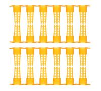 GLEAVI Lot de 100 Protections en Plastique pour Cage à Reine Couverture de Protection pour Cellules de Cage à Abeilles Matériel Apiculture Essentiel pour Élevage des Reines Outils
