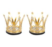GLEAVI Lot de 2 Accessoires Moto pour Casque Femme Décoration Couronne Dorée Adaptable à Plusieurs Casques Résistants à l'usure pour Sécurité et Style en Extérieur Accessoires Décoratifs