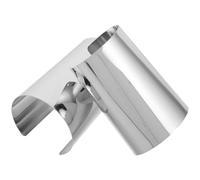 GLEAVI Lot de 2 Bracelets Manchettes Larges Ouverts Argentés Bracelet Jonc Vintage pour Femme Surface Lisse Scintillante Style Punk et Performance Scénique Accessoires de Spectacle