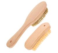 GLEAVI Lot de 2 Brosses pour Enlever Le Sable, Outil de Décapage du Sable, Poils Ovales Doux et Longs Rigides, Accessoire Plage pour Surfeurs, Portable et Léger, Nettoyage Rapide