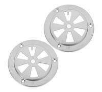 GLEAVI Lot De 2 Grilles De Ventilation En Acier Inoxydable Argenté Pour Four De Séchage, Accessoires Électroménager Pour Dissipation Thermique Et Trou D'aération Pratique