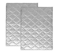 GLEAVI Lot de 2 Housses de Protection pour congélateur extérieur : Housse de Protection étanche et Isolante pour congélateur - Mini Pare-Soleil pour réfrigérateur avec Feuille d'aluminium