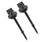 GLEAVI Lot de 2 Lampes Solaires à Piquer pour Jardin et Pelouse Éclairage Solaire d'Extérieur Étanche Plastique Solide Décoration Paysagère pour Allée Terrasse et Espace Extérieur