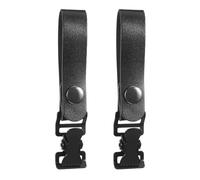 GLEAVI Lot de 2 pinces porte-gants : accessoires pour casque de travail, mitaines, équipement de pompier, sangle en PU pour ceinture, sac de travail, sac à dos à outils