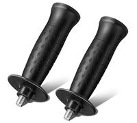 GLEAVI Lot de 2 Poignées Auxiliaires pour Meuleuse d'Angle Filetage M10 Poignée Latérale Antidérapante en Plastique et Métal Accessoires de Remplacement pour Machine à Polir et