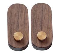 GLEAVI Lot de 2 Porte-Étiquettes de Prix en Bois de Noyer Petit Support D’Affichage pour Bureau et Commerce Panneau D’Étiquette Pratique pour Affichage Clair des Prix Usage