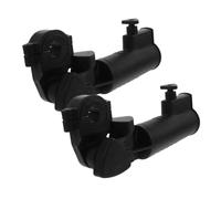 GLEAVI Lot de 2 Supports de Parapluie Réglables pour Voiturette de Golf Fixation en Plastique Robuste Accessoire Extérieur pour Chariots Poussettes et Fauteuils Roulants