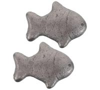 GLEAVI Lot de 2 ustensiles de cuisson pour poissons en fer : complément alimentaire sûr pour réduire les carences en fer - Végétaliens, athlètes, femmes enceintes, enfants, soupes