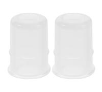 GLEAVI Lot de 2 ventouses pour enfants : ventouses de massage douces en silicone pour une utilisation à domicile - Petits outils de massage transparents et sûrs à