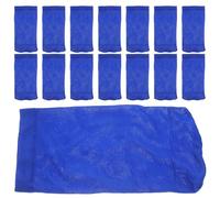 GLEAVI Lot de 20 Chaussettes de Skimmer Piscine Bleues, Paquet Filtrants Élastiques pour Panier D'écumoire, Filet Fin Multi-usages pour Nettoyage Piscine et Aquarium, Accessoires