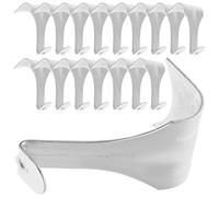 GLEAVI Lot de 20 Crochets S pour Cimaise en Alliage de Zinc Supports Muraux Robustes pour Tableaux et Photos Système Suspendre Mural Polyvalent pour Galeries Expositions et Décoration