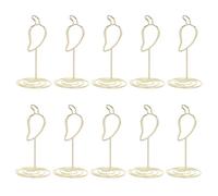 GLEAVI Lot de 20 Porte-numéros de Table pour Mariages - Porte-Noms en Forme de Piment - Supports Photos pour Tables - Jolis Supports Photos pour Mariages, Anniversaires et Concours culinaires