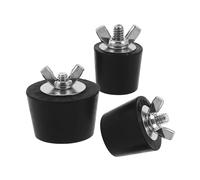 GLEAVI Lot de 3 Bouchons D'hivernage en Caoutchouc pour Piscine, Tailles 25mm 32mm 38mm, Bouchons D'expansion Hivernale pour Tuyaux de Vidange, Protection Antigel pour Canalisations