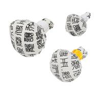 GLEAVI Lot de 3 Boules de Santé Chinoises en Herbes Pures Sachets Chauffants de Médecine Chinoise Balle de Massage Thaïlandaise Tailles Blanc Grand Moyen Petit Couleur Aléatoire