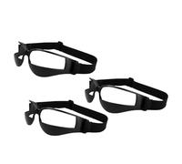 GLEAVI Lot de 3 Lunettes de Sécurité Réglables pour Basketball et Lacrosse, Verres Anti-buée en Matériau Anti-collision, Légères et Ventilées, Équipement D'entraînement Sportif Extérieur