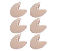 GLEAVI Lot de 3 Paires de Protège-Orteils en Maille Antidérapante pour Danse Classique Coussinets Confortables pour Pointes Couleur Chair Protections Légères pour Entraînement et