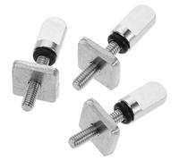 GLEAVI Lot de 3 Vis à Aileron M4 en Acier Inoxydable, Fixation Manuelle, Vis de Remplacement pour Paddleboard et Planche de Surf, Accessoires Solide pour Sports Nautiques, Amélioration