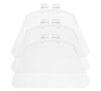 GLEAVI Lot de 3 Visières de Banc Transparentes 6 Pouces, Protection Oculaire pour Meuleuse D’établi, Accessoires de Remplacement pour Broyeur, Protection Anti-poussière et Éclats