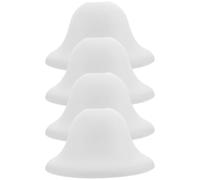 GLEAVI Lot de 4 Abat-Jour Champignon en Plastique Petit Format 42 MM pour Lampe de Plafond et Lampadaire Design Créatif et Moderne Décoration Intérieure Polyvalente pour Salon et