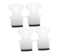 GLEAVI Lot de 4 Bouchons de Paquet D'eau Chaude en Caoutchouc Réutilisables 21 Mm Étanches, Accessoires pour Bouillottes Moyen Format, Compatibles Bouillottes Maison, Usage Santé