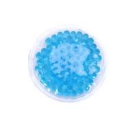 GLEAVI Lot de 4 Compresses Rondes Réutilisables de 8 CM Bleu Billes pour Thérapie Chaud et Froid Coussinets d'Allaitement pour Soulagement et Récupération