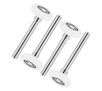 GLEAVI Lot de 4 Roulettes de Porte de Garage en Nylon Étanches avec Roulement à Billes Silencieuses pour Rail Coulissant Remplacement Solide et Fonctionnement Fluide