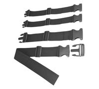 GLEAVI Lot de 4 Sangles Réglables en Nylon Boucle Largeurs 2 CM 3 CM 38 CM et 5 CM Longueur 100 CM Sangles Utilitaires pour Paquet Banane Bagages et Paquet à Dos Fixation