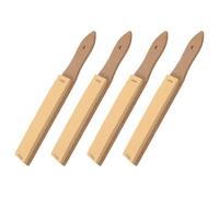 GLEAVI Lot de 4 Taille-crayons en Papier de Verre pour Crayons Pastel et Fusain, Bloc Abrasif pour Affûtage Précis, Outil de Dessin Portable pour Artistes et Étudiants, Compatible