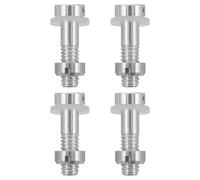 GLEAVI Lot de 4 vis de fixation pour cellule phono - M2,5 x 10,5 - Vis de montage de rechange pour platine vinyle - de fixation pour cellule de tourne-disque - Matériel de réparation