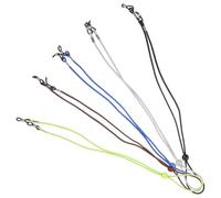 GLEAVI Lot de 5 Cordons Porte-Lunettes Élastiques 65 CM Chaînettes en Corde Résistante Multicolores pour Lunettes de Sport Maintien Sécurisé et Usage Extérieur