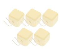 GLEAVI Lot de 5 Pierres à Mâcher pour Hamster et Lapin Jouets Molaires Naturelles Enrichies en Calcium Cubes Carrés Adaptés aux Chinchillas Cochons D’Inde et Petits Rongeurs