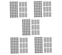 GLEAVI Lot De 5 Points De Marquage Réfléchissants Haute Visibilité pour Scanner 3D 10 Feuilles X 5