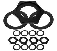 GLEAVI Lot de 5 Sets de Anneaux Anti-chute pour Microphone sans Fil, Accessoires Micro en Silicone Résistant, Compatible Karaoké et Scène, Ensemble Anneaux de Remplacement